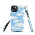 Stylish Cloudy Sky iPhone® Tough Case offering dual-layer protection and impact resistance for fashionable phone safety.