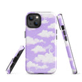 Stylish and durable Cloudy Sky iPhone® Tough Case with impact-resistant polycarbonate for ultimate phone protection.