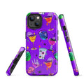 Stylish Monster Party iPhone® Tough Case features a vibrant design and dual-layer protection for ultimate safety.