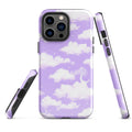 Stylish Cloudy Sky iPhone® Tough Case with dual-layer protection for fashion and safety in every season.