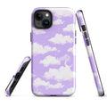 Stylish Cloudy Sky iPhone® Tough Case with durable dual-layer protection for year-round phone safety.