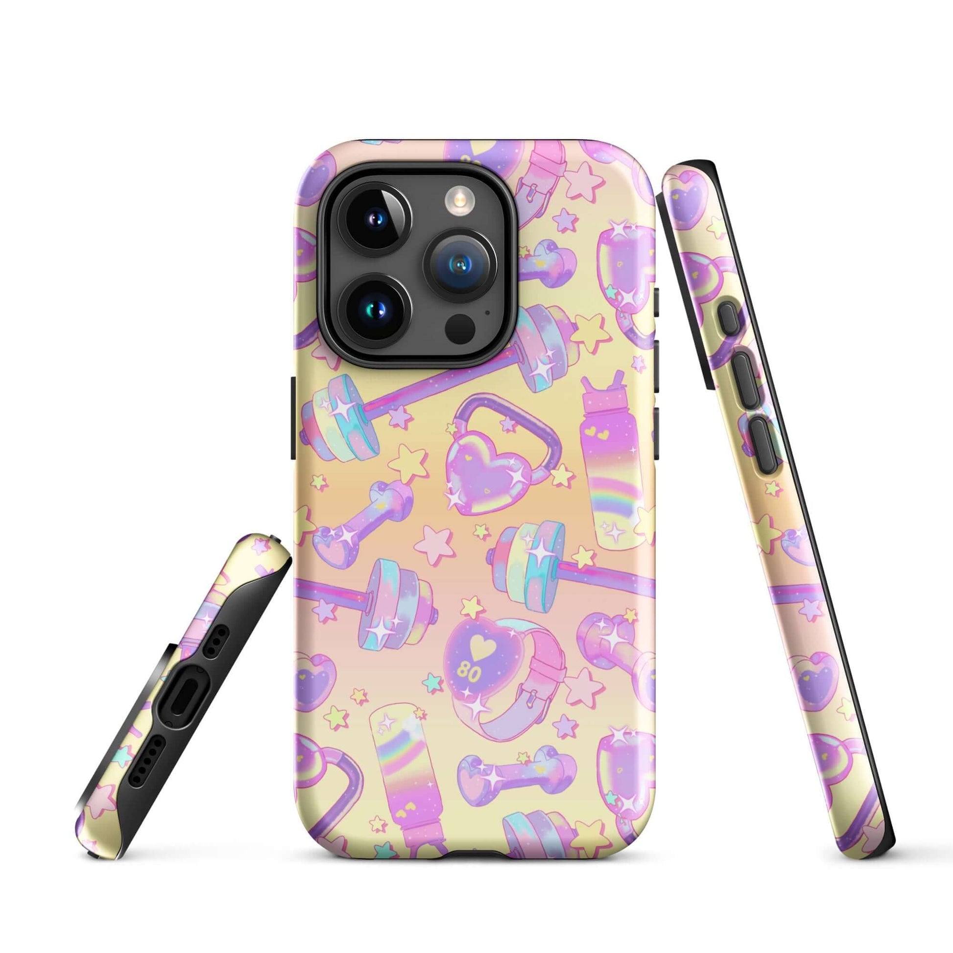 Stylish Glitter Gains iPhone® Tough Case features a durable design with vibrant patterns for ultimate protection.