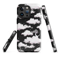 Stylish Cloudy Sky iPhone® Tough Case features durable protection with impact-resistant polycarbonate and plush TPU lining.