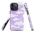 Stylish Cloudy Sky iPhone® Tough Case offers dual-layer protection with a trendy cloud design for year-round safety.