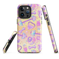 Stylish Glitter Gains iPhone® Tough Case featuring a durable design with vibrant, playful patterns for ultimate protection.