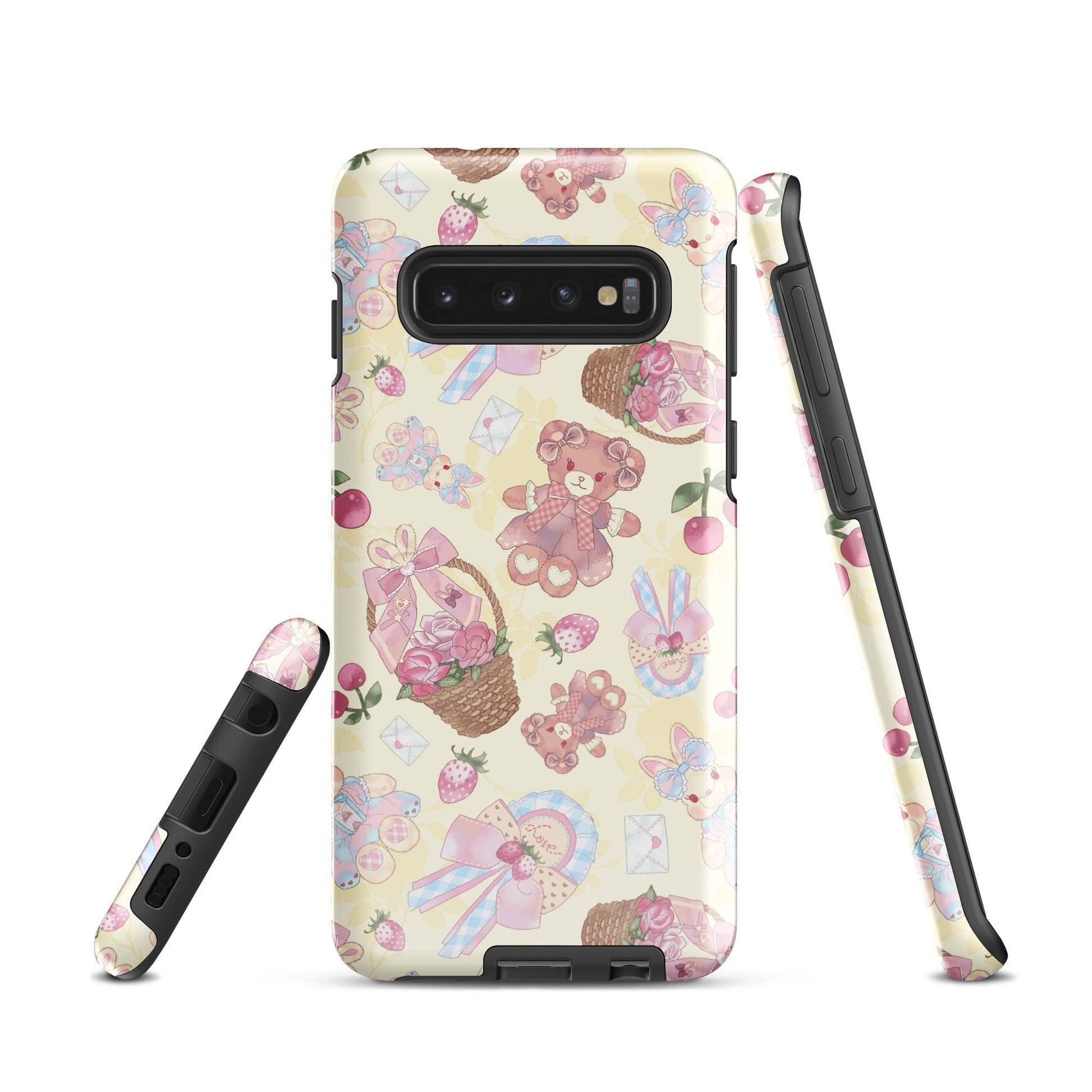 Stylish Sweet Teddy Samsung® Tough Case featuring adorable teddy bear design, perfect for protecting your phone.