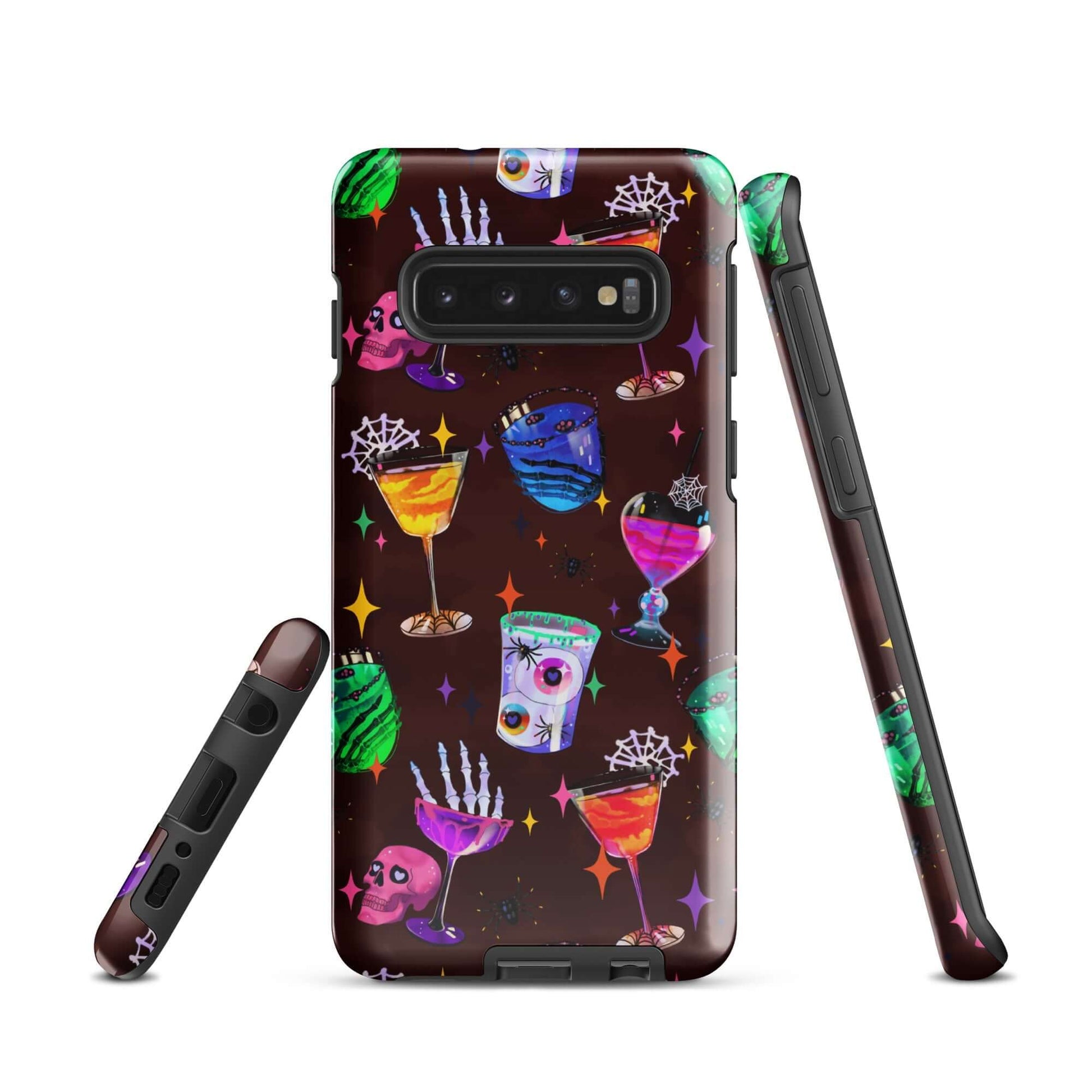 Monster Party Samsung® Tough Case featuring vibrant art, offering protection with a stylish dual-layer design.