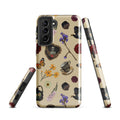 Stylish Gothic Tea Time Samsung® Tough Case featuring intricate designs for ultimate protection and artful flair.