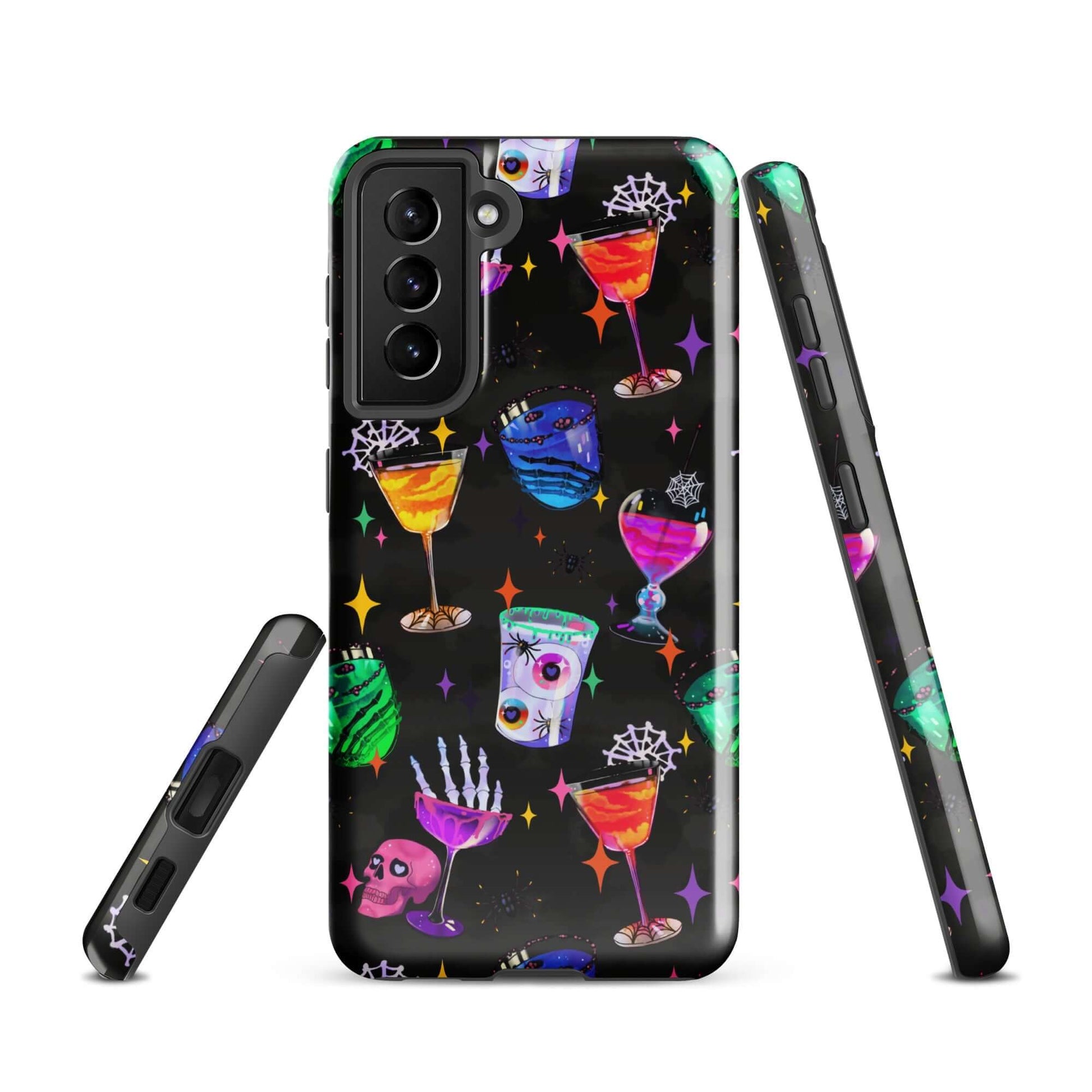 Vibrant Monster Party Samsung® Tough Case with playful designs, offering durability and style for your phone.