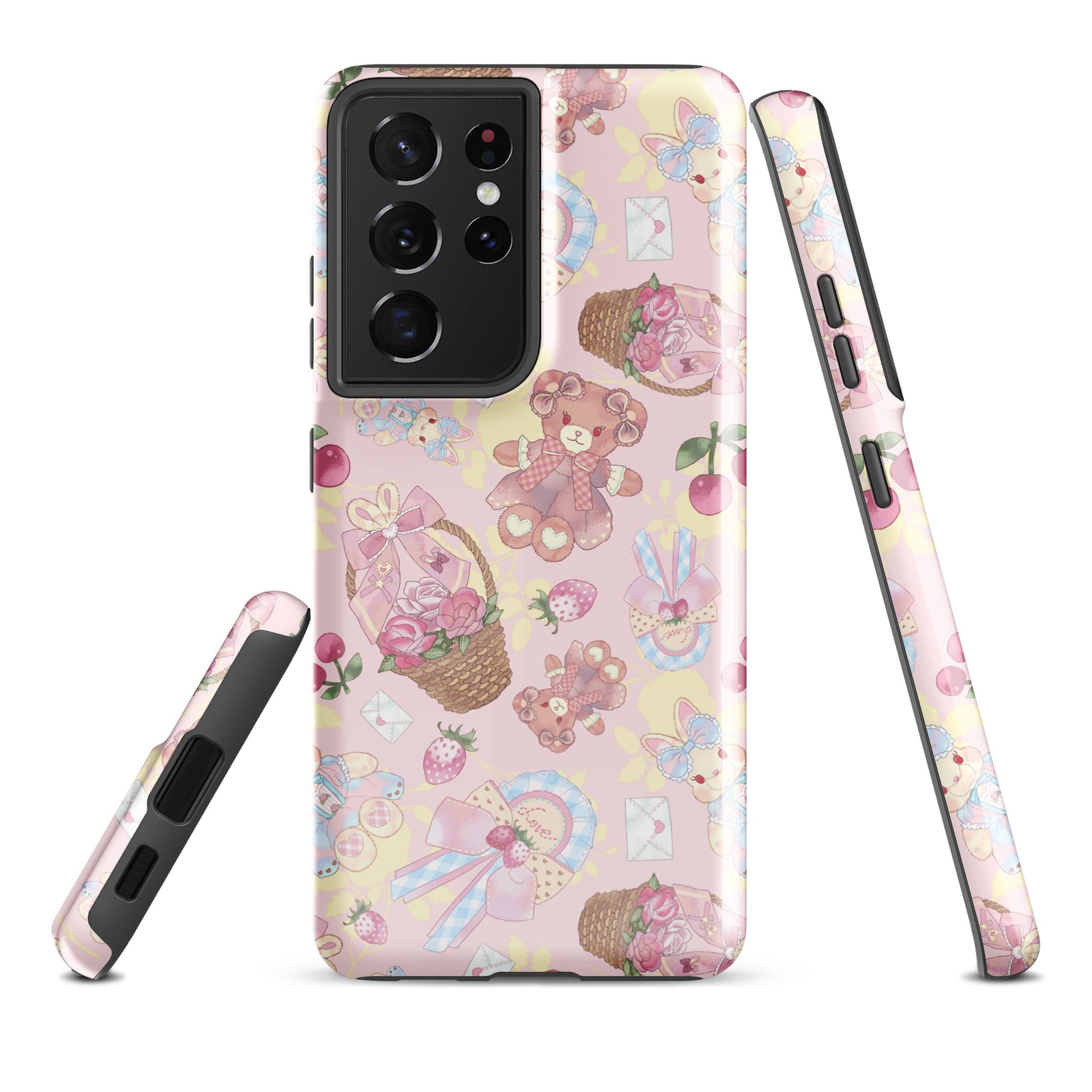 Stylish Sweet Teddy Samsung® Tough Case, designed for impact resistance and durability, perfect for your Galaxy S21 Ultra.