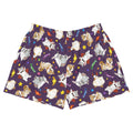 Trick or Treaters Athletic Short Shorts feature a fun design, perfect for staying cute and comfy on Halloween night.