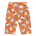 Trick or Treaters Biker Shorts feature a playful animal design, perfect for Halloween fun and ultimate comfort.