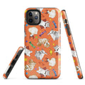 Trick or Treaters iPhone® Tough Case features playful animal designs, offering stylish, durable protection for your device.
