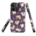 Durable Trick or Treaters iPhone® Tough Case featuring a cute Halloween design for stylish phone protection.
