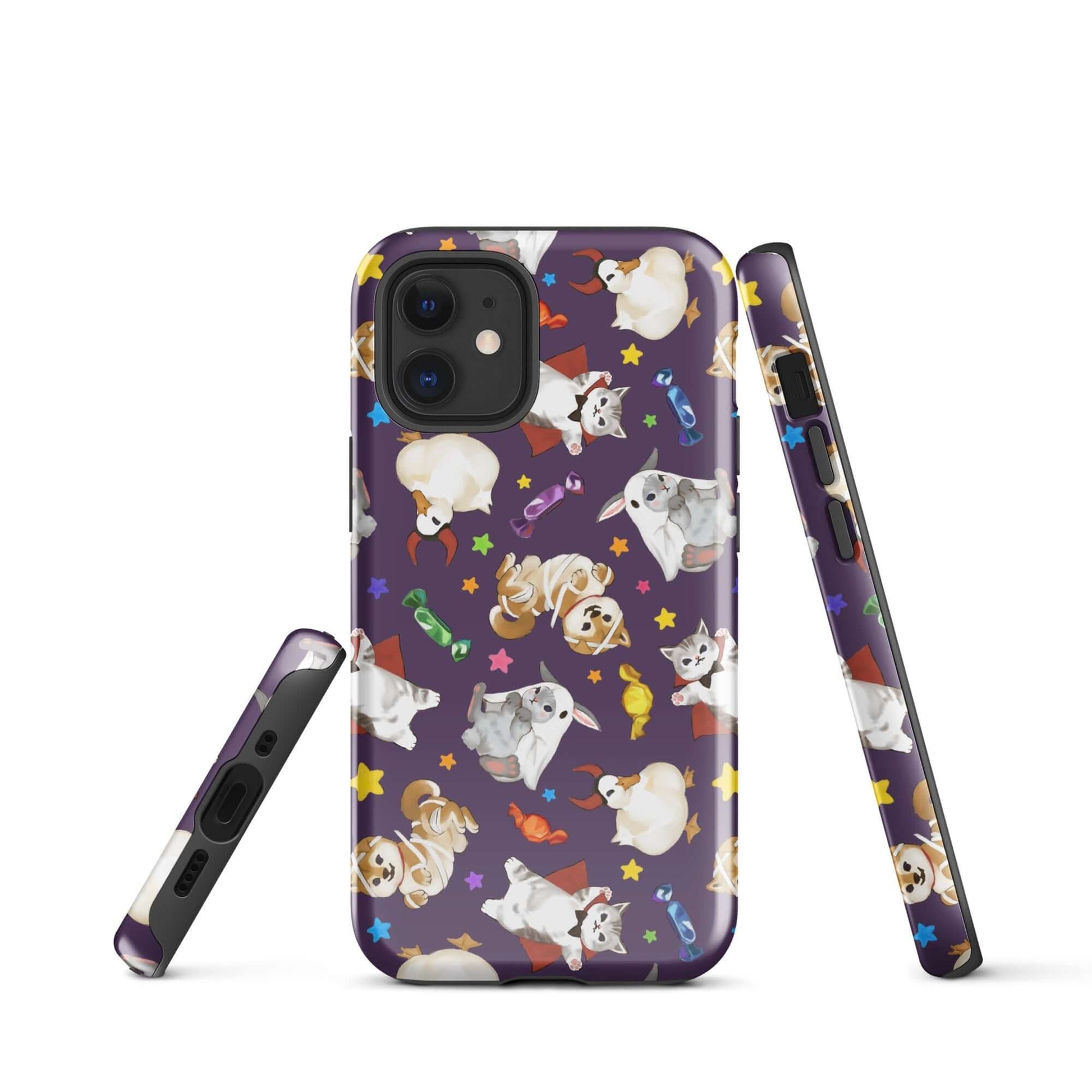 Durable Trick or Treaters iPhone® Tough Case features vibrant design for stylish protection all year round.
