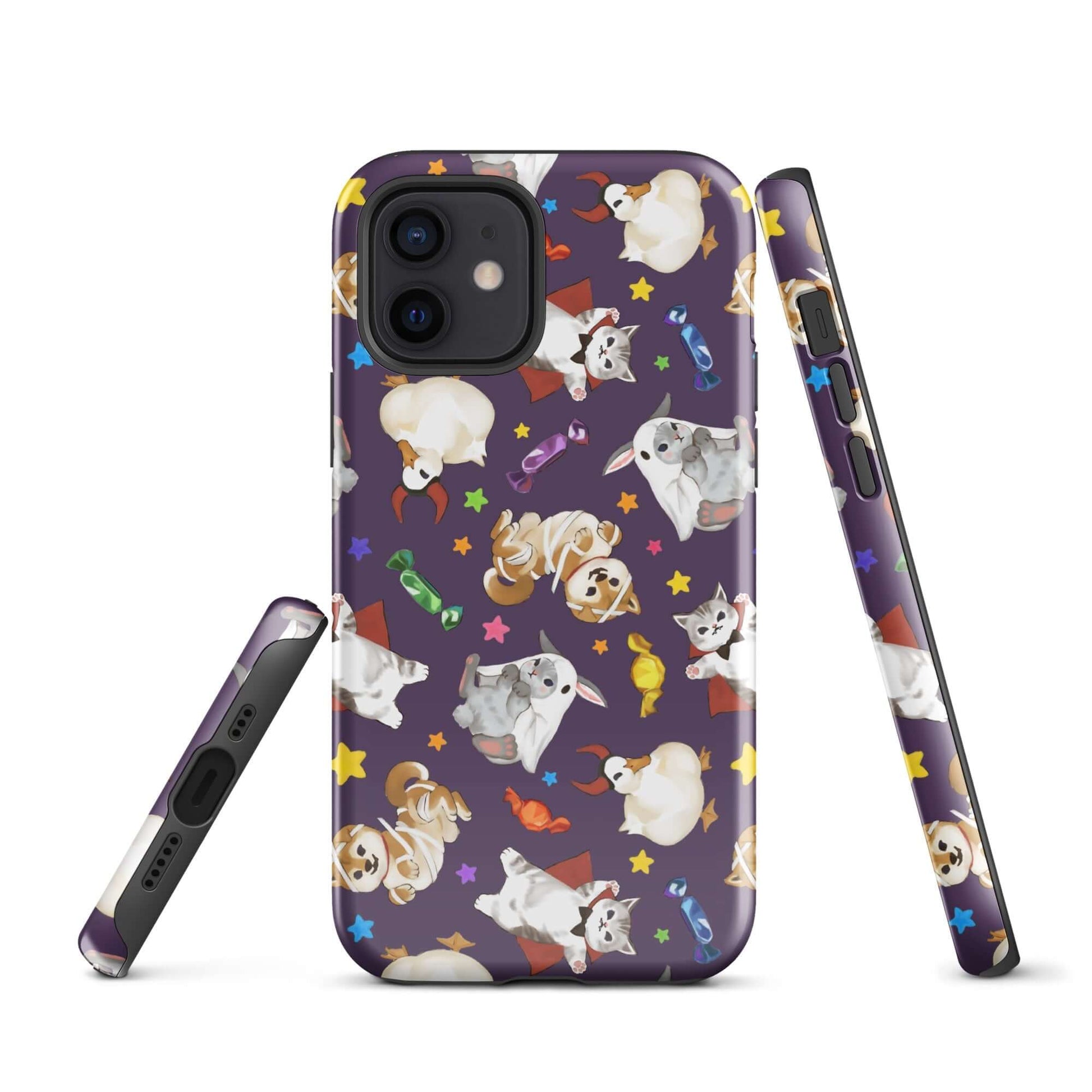 Trick or Treaters iPhone® Tough Case features playful designs, providing stylish protection for your phone year-round.