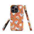 Colorful Trick or Treaters iPhone® Tough Case features a durable design for stylish phone protection all year round.