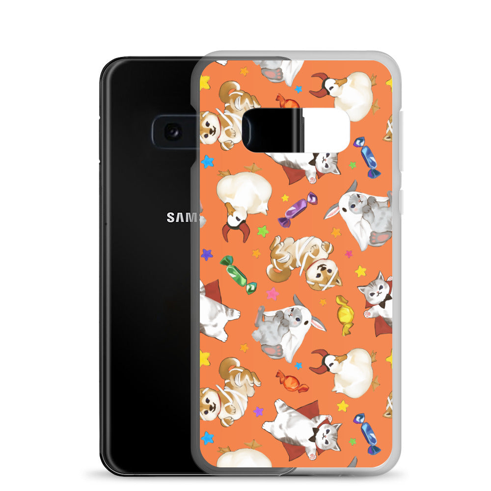 Show off your style this Halloween with the Trick or Treaters Samsung® Clear Case, perfect for keeping your phone safe.