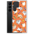 Trick or Treaters Samsung® Clear Case features adorable designs, perfect for Halloween phone protection and style.