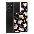 Adorable Trick or Treaters Samsung® Clear Case showcases playful Halloween designs while protecting your phone in style.