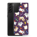 Trick or Treaters Samsung® Clear Case showcases adorable Halloween designs, perfect for protecting your phone in style.