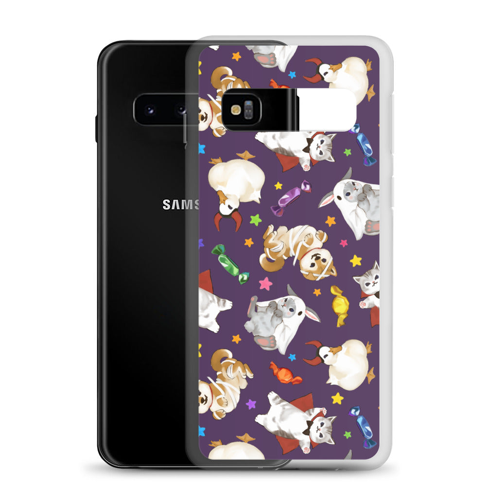 Protect your phone this Halloween with the adorable Trick or Treaters Samsung® Clear Case, perfect for showing off.