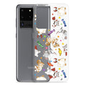 Trick or Treaters Samsung® Clear Case showcases adorable designs, perfect for keeping your phone safe this Halloween.