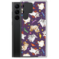Protect your phone with the adorable Trick or Treaters Samsung® Clear Case, perfect for Halloween fun!