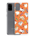 Trick or Treaters Samsung® Clear Case features adorable Halloween designs, perfect for protecting your phone in style.
