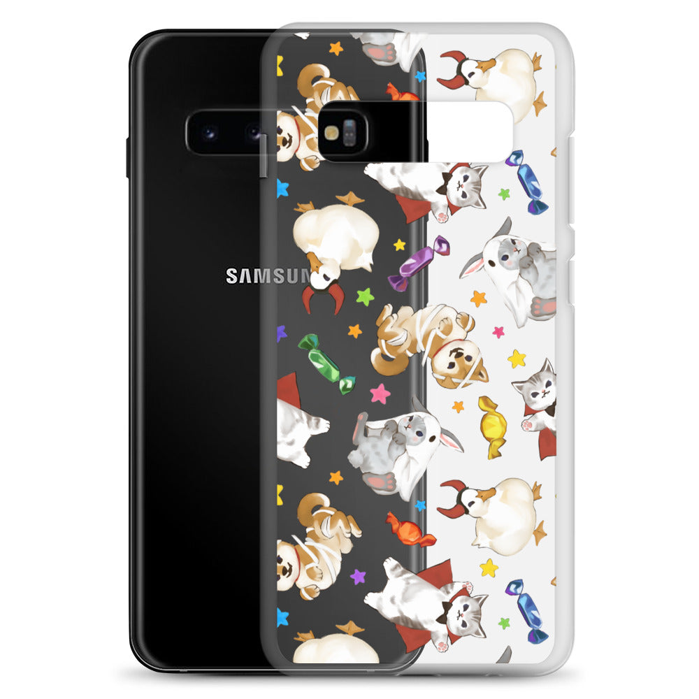 Protect your phone this Halloween with the adorable Trick or Treaters Samsung® Clear Case, perfect for trick or treaters!