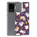 Trick or Treaters Samsung® Clear Case featuring adorable Halloween designs, perfect for a festive phone look.