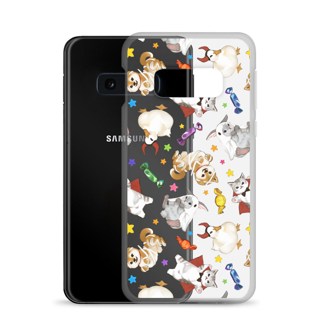 Trick or Treaters Samsung® Clear Case features adorable Halloween designs while protecting your phone in style.