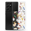 Trick or Treaters Samsung® Clear Case features adorable Halloween designs, perfect for protecting your phone this season.
