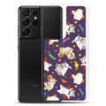 Protect your phone in style with the Trick or Treaters Samsung® Clear Case featuring adorable Halloween designs.