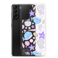 Colorful Under the Sea Samsung® Clear Case featuring cute sea creatures, perfect for protecting your phone with style.