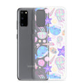 Stylish Under the Sea Samsung® Clear Case featuring cute marine designs, perfect for protecting your phone with flair.