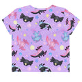 Vibrant Axolotl Crop Top featuring playful designs, perfect for mixing and matching with your favorite outfits.