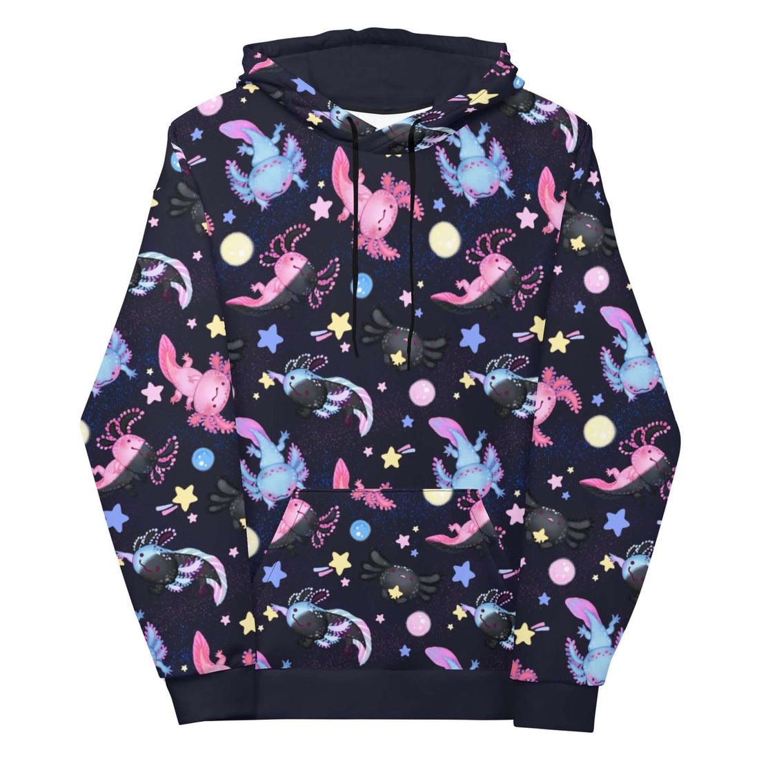 Vibrant Axolotl Hoodie featuring playful designs, perfect for adding pizzazz to any outfit. Stand out in style!