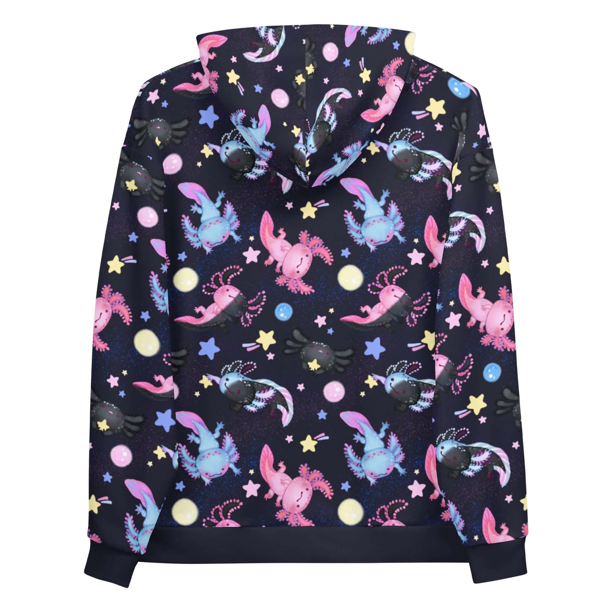 Vibrant Axolotl Hoodie featuring playful designs, perfect for mixing with your favorite outfits.