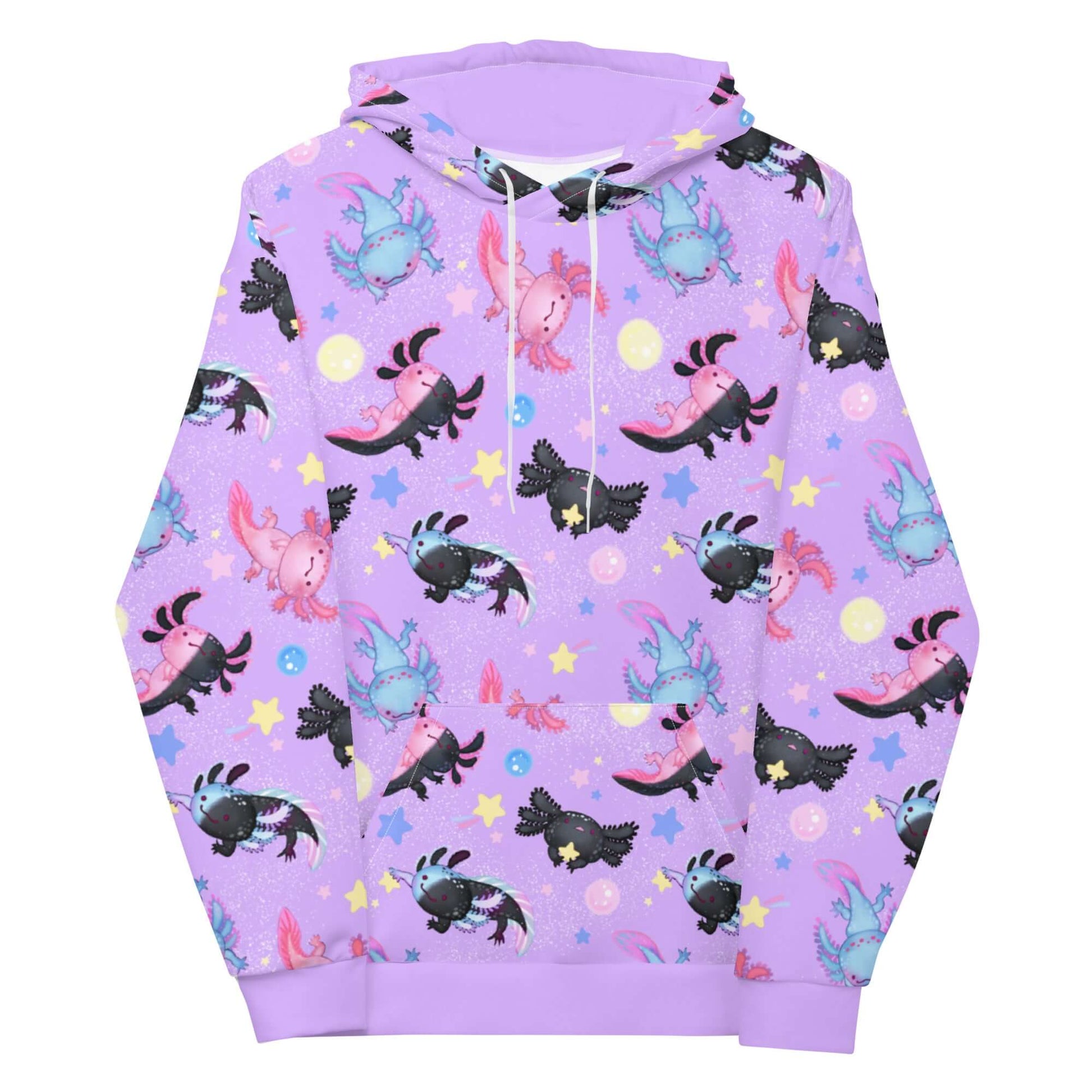 Vibrant Axolotl Hoodie featuring playful designs, perfect for adding pizzazz to any outfit. Stand out in style!