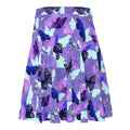 Vibrant Butterfly Skater Skirt featuring a flattering silhouette and comfy elastic waistband, perfect for any occasion.
