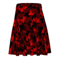 Vibrant Butterfly Skater Skirt in red and black, perfect for a flattering and comfy fit. Ideal for any occasion!